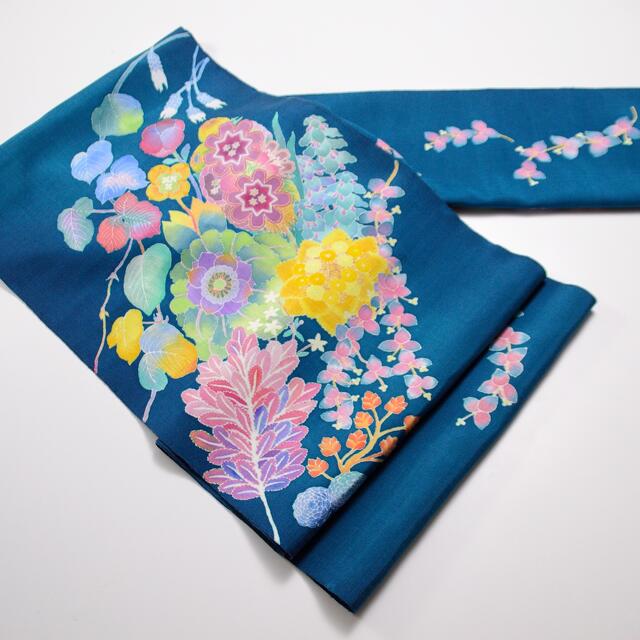 名古屋帯 心の花壇